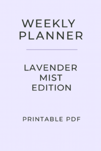 Weekly planner thumbnail