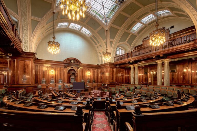 elegant chamber room in historic uk building - India G7 role