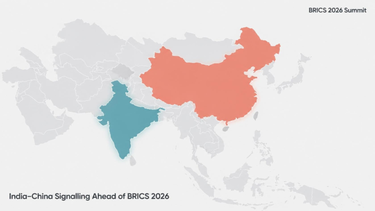 India–China signalling ahead of BRICS 2026 Summit